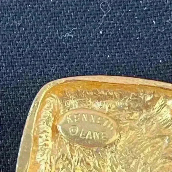 Kenneth Jay Lane KJL Vintage 90's Quality Costume Jewelry Earrings - Picture 2 of 3